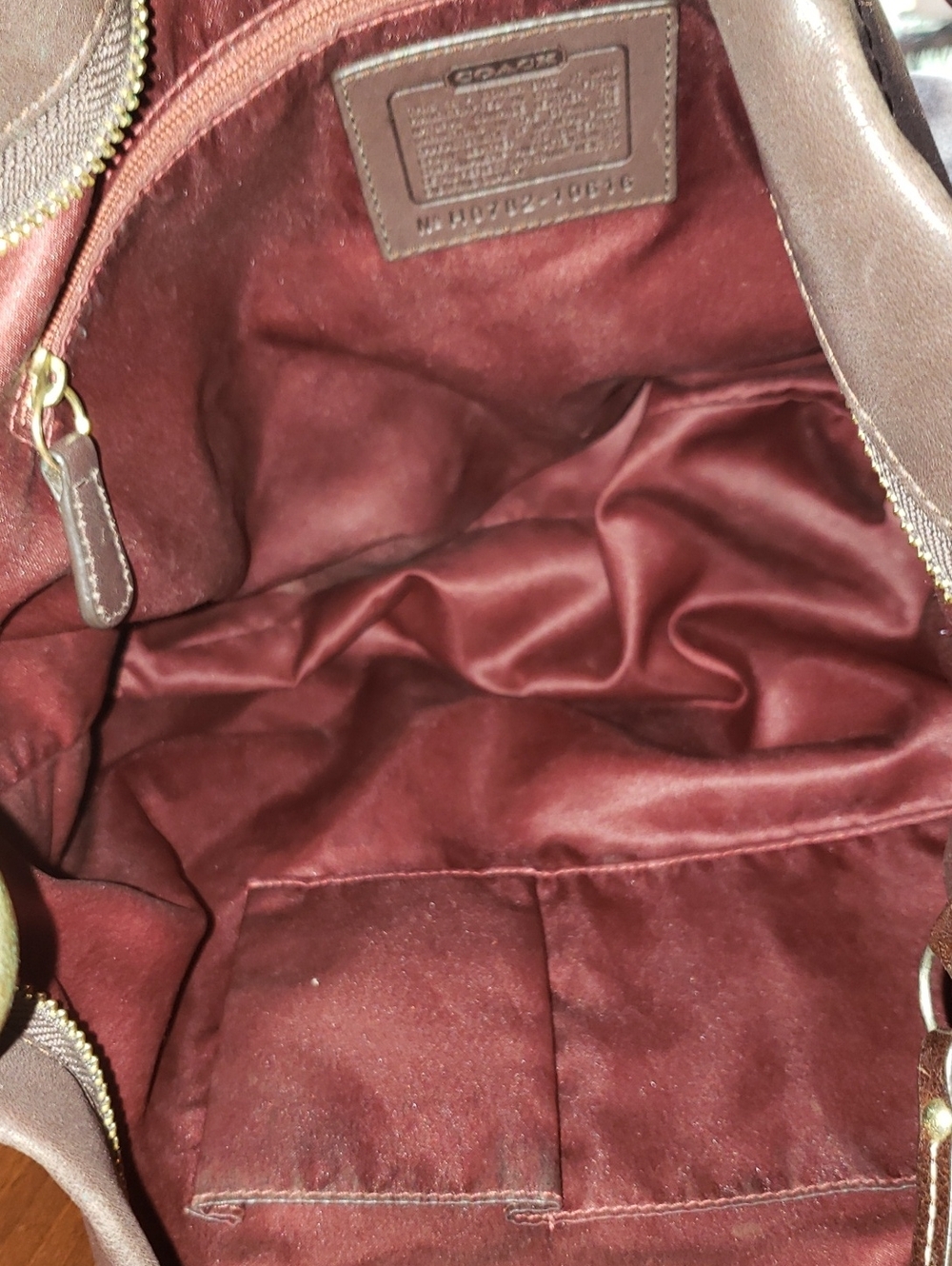 💘🖤💘 BROWN COACH CARLY LIMITED EDITION LEATHER SHOULDER VINTAGE HOBO BAG 10616 - Picture 11 of 13